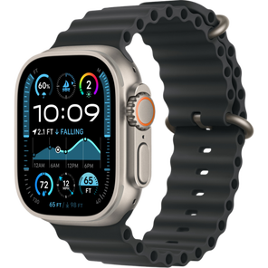 Умные часы Apple Watch Ultra 2 (2024) GPS + Cellular 49mm Natural Titanium Case with Black Ocean Band
